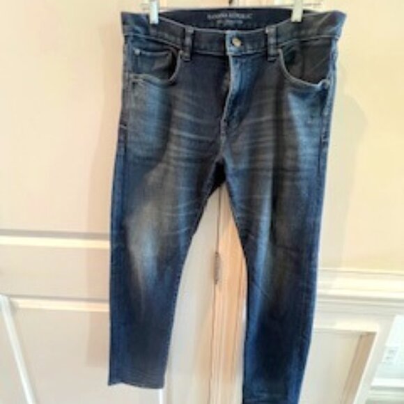 Mens Banana Republic "The Traveler" Denim Jean-33 x 30 Slim - Picture 1 of 11